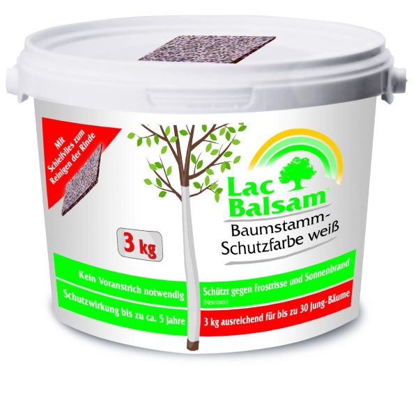 Etisso LacBalsam Baumstamm-Schutzfarbe weiß